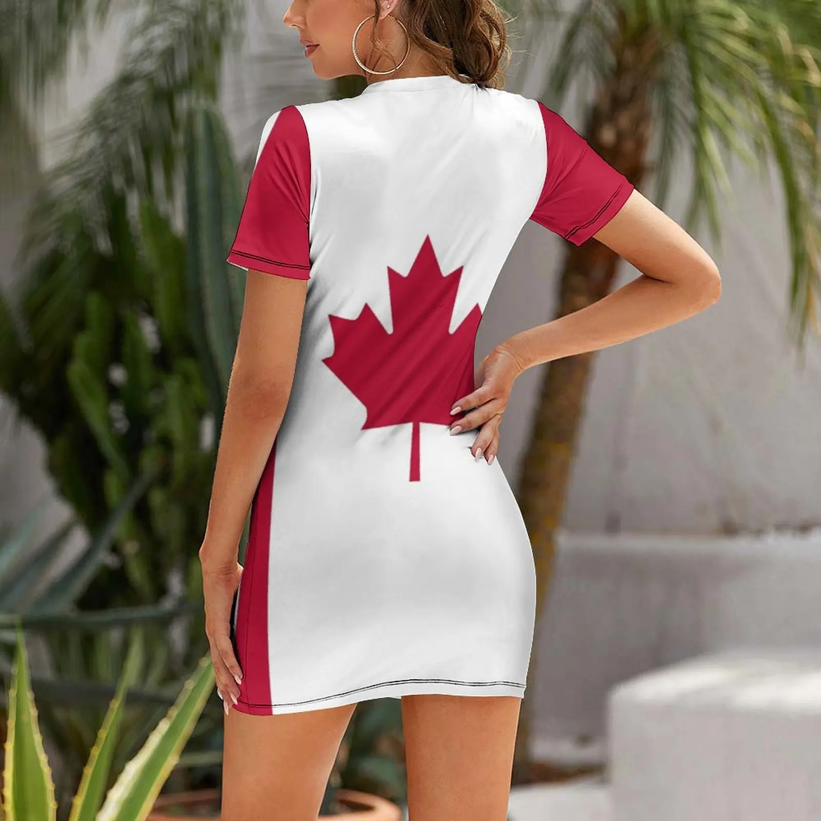 Flag of Canada Short-Sleeved D - Summer Clothing Women Canada review and price