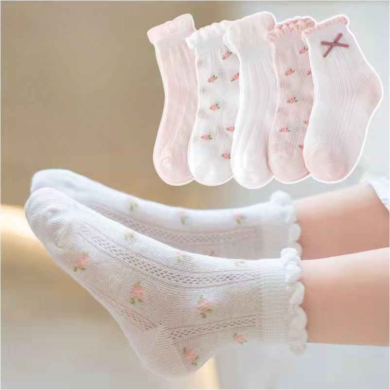 Girls Socks Cute Flowers Patte - Summer Clothing Baby Girl review and price